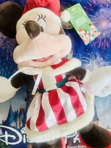 Disney Parks Minnie Mouse The Holiday Christmas Plush New IN HAND - Picture 1 of 1
