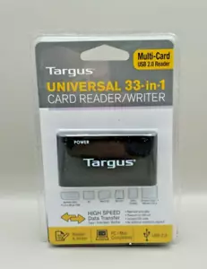 Targus Universal 33-in-1 Card Reader/Writer Multi-Card USB 2.0 Reader TGR-MSR35 - Picture 1 of 3