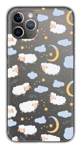 Coque en silicone imprimée compatible Apple iPhone 11 Pro Mouton Nuage - Imagen 1 de 3