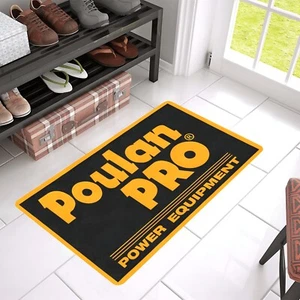 Vintage Style Poulan Pro Power Equipment Door Mat Rug Mat Indoor Outdoor Decor - Picture 1 of 5