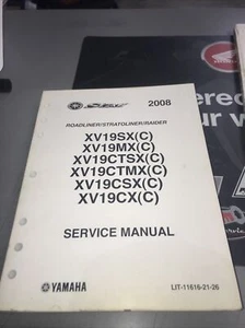 2008 Yamaha XV19SX(C) / XV19MX(C) OEM Service Shop Manual lit-11616-21-26 - Picture 1 of 4