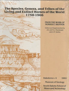 South Dakota Hist. School of Mines, Skinner, Extinct Horses of the World - 1992 - Picture 1 of 1