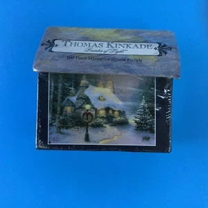 1998 Thomas Kinkade “Stonehearth Hutch”100 Pc. Mini Puzzle Ceaco New/Sealed Xmas - Picture 1 of 8