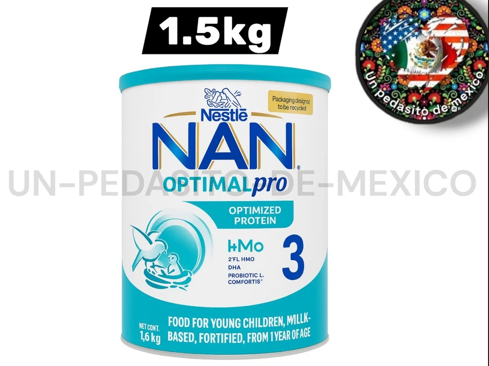 CHILDREN FORMULA NAN 3 OPTIMAL-PRO 1 YEAR 52.oz/1500G - Image 1 of 1