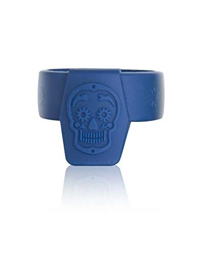 Juego de 6 marcadores de botellas Vacu Vin 00646 18881606-COA calavera de azúcar corona talla única Foto 1 de 3