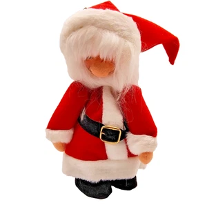 Vintage Weihnachtsmann Figur zum Aufziehen Weihnachten musikalisch animiert spielt Jingle Bells - Bild 1 von 18