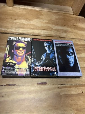 The Terminator Trilogy VHS 1, 2, Judgement Day & 3 Rise Of The Machines - Image 1 of 4