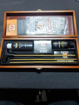 Hoppes No Набор для чистки оружия 9 Deluxe. Никогда не открывался.  Металлический набор - Изображение 1 из 4