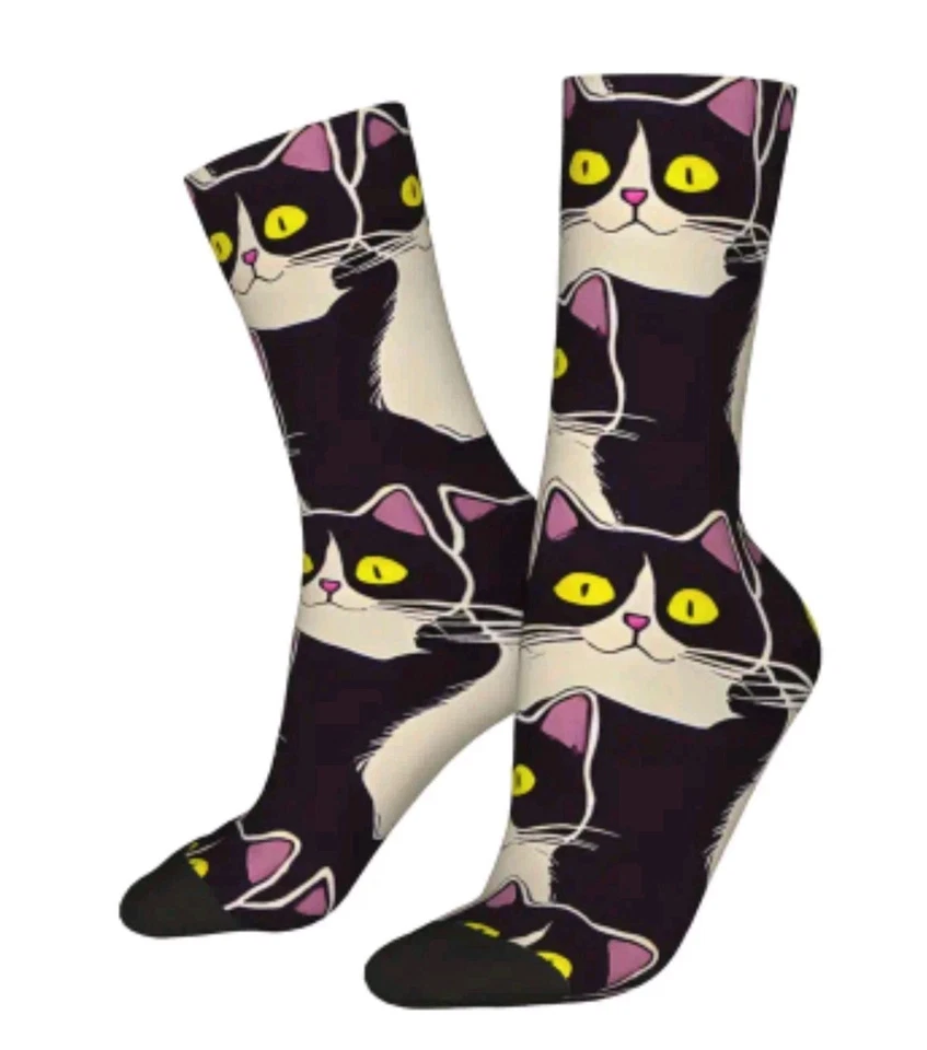 Esmoquin Gato Calcetines Stocking Stuffer NUEVO Envío Gratis Foto 1 de 4