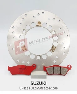 Brembo Serie Oro Front Disc and SA Pads fits Suzuki UH125 K2-K6 Burgman 2001-06 - Picture 1 of 1