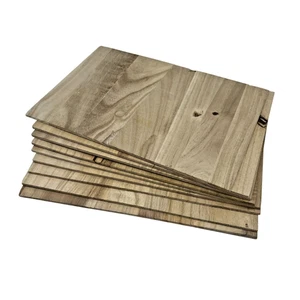 Juego de 9 tablas de madera maciza de arce de 12"x8" natural hágalo usted mismo - Imagen 1 de 4