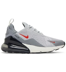Nike Air Max 270 Men’s Size 13 Grey Fog Team Orange (DR8616-001) - Picture 1 of 6