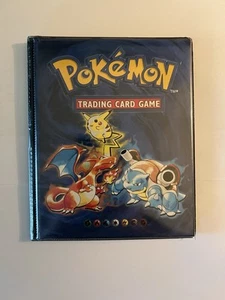 Pokemon Card WOTC 1999 Original Blue 4-Pocket Binder CS3 Collectors Album TCG - Picture 1 of 4