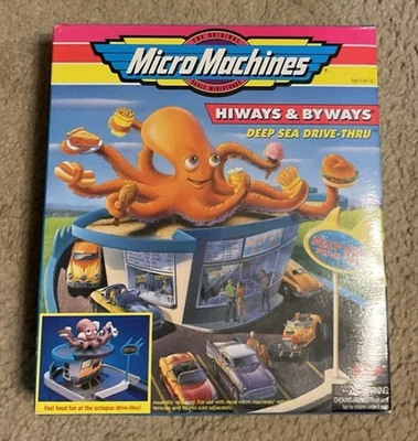 Micro Machines Hiways & Byways Deep Sea Drive-Thru - Missing Wave And Tall Signs - Image 1 of 4