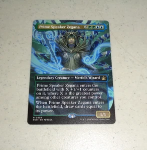 ~1x Prime Speaker Zegana ANIME BORDERLESS x1 ~NM~ RVR Magic the Gathering MTG~ - Picture 1 of 1