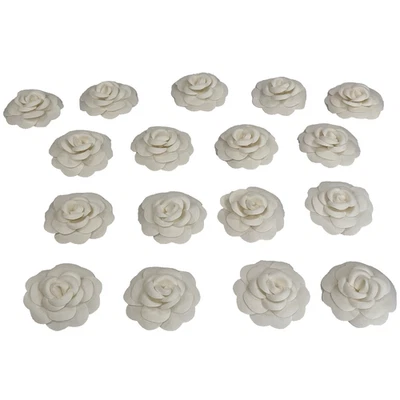 17 подлинных белых наклеек Chanel на цветок камелии 3 дюйма белая подарочная упаковка - Изображение 1 из 4