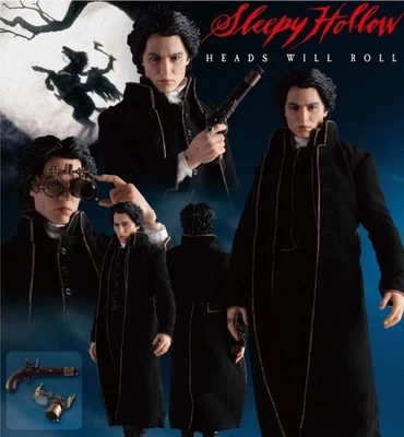 SLEEPY HOLLOW- ICHABOD CRANE - Real Action Heroes Medicom - Johnny Depp - Imagem 1 de 4