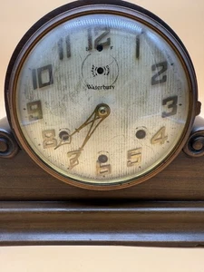Waterbury Tambour Manteluhr funktioniert mit Glockenspiel - Bild 1 von 9
