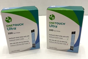 Tiras reactivas One Touch Ultra 2 cajas 100 unidades cada una 200 caducidad total 30/06/26 - Imagen 1 de 7