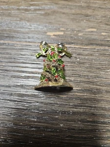 Spilla campana di Natale Gerry's smaltata GT vintage 2" - Foto 1 di 2