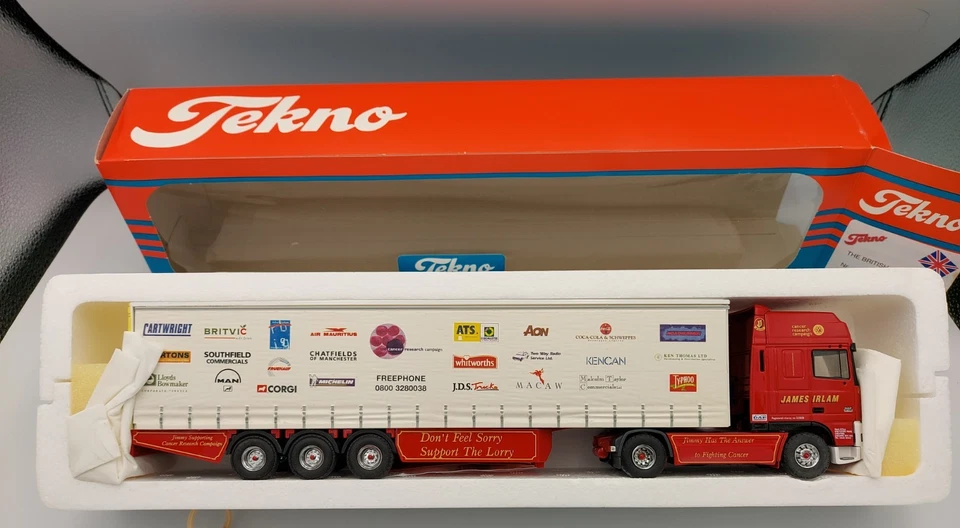 Tekno Nº 78 JAMES IRLAM Cancer Research The British Collection 1/50 DAF 95 Foto 1 de 1