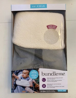 JJ COLE~NEW~Original BundleMe~Car Seat/Stroller Cover~Gray~NEW in box~0-12M~ - Image 1 of 4