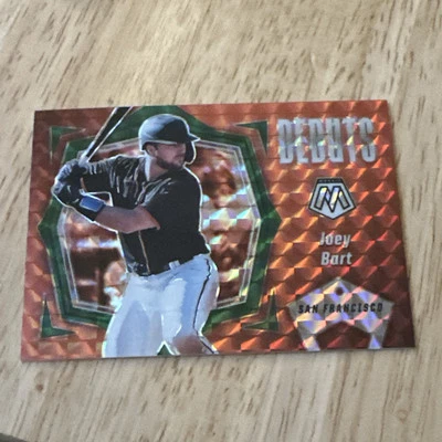 Joey Bart 2021 Mosaic Baseball #PD3 DEBUTS Orange Mosaic Prizm RC-SF Giants-MLB - Image 1 of 3