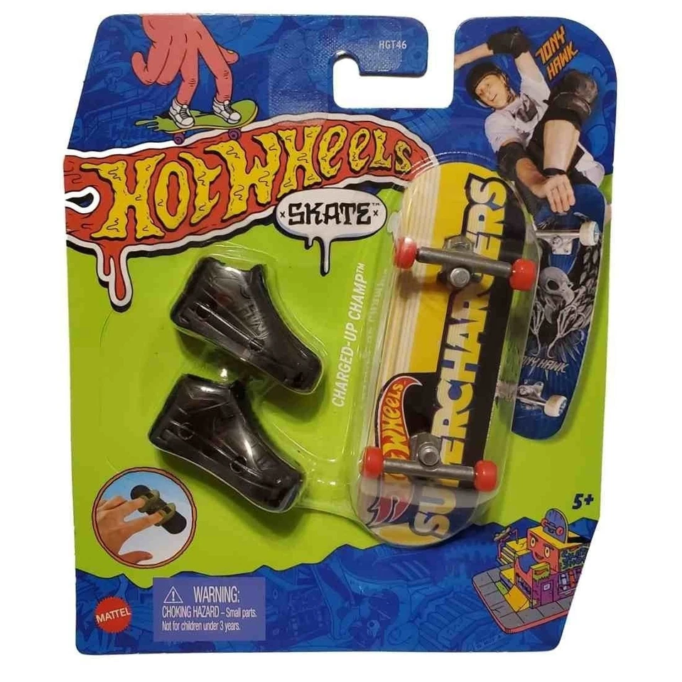 Hot Wheels Skate Fingerboard Tony Hawk Charged-Up Champ HGW83 - Image 1 of 1