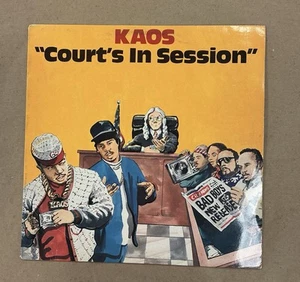 Kaos - Court's In Session 1987- Vinyl Record: Rare - Picture 1 of 6
