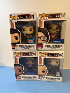 Funko Pop!  Das Büro 4 Stück - 4 Stück enthält #’s 104-1131-1132-1175 - Bild 1 von 11