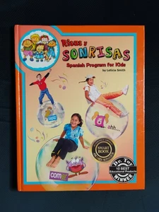 RISAS Y SONRISAS: Spanish Proram For Kids (2018 Hardcover) Hard to Find! - Picture 1 of 6