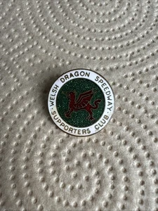 Insigne club supporters dragon gallois Speedway - Vintage - Livraison gratuite - Photo 1/2