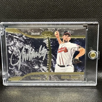 JOHN SMOLTZ 2016 TOPPS TIER ONE PRIME PERFORMANCE /10 AUTO ATLANTA BRAVES - Image 1 of 4