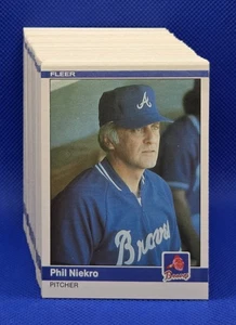 1984 Fleer Baseball Partial Set Lot X 125. Mostly Commons W/ a Couple Dupes NMMT - Picture 1 of 6