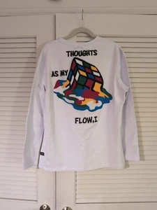 *RARE* SUPERIOR Carbon Jeans Company Long Sleeve T-Shirt Sz XL Embroidery - Picture 1 of 4