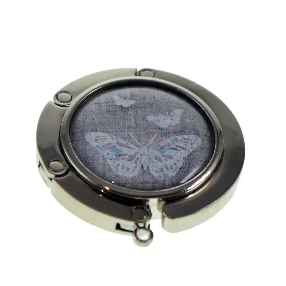 Moderne hessische Schmetterlings Design Handtasche Aufhänger XHBH55