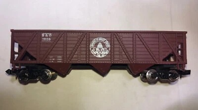 Con-Cor N Scale B&O Woodside Outside Braced 3 Bay Hopper. L/N In Original Box. - Image 1 of 4