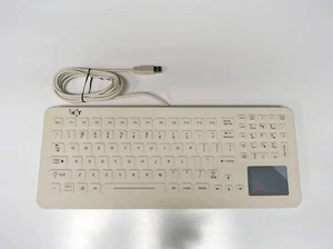 iKEY SLK-102-TP-FL-GRAY-USB - Waterproof Medical keyboard, Touch - Backlit Red - Picture 1 of 2