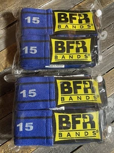 4 BFR BANDS Blood Flow Restriction Bands for Legs & Glutes Occlusion - Picture 1 of 1