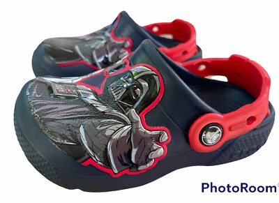 Disney Star Wars R2D2 Disney CROCS крокодиловые сабо детские молодежные c 9 серые РЕДКИЕ! - Изображение 1 из 4