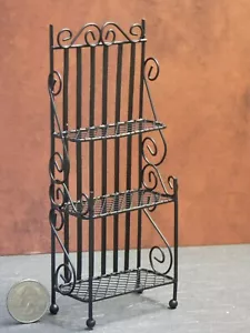 Puppenhaus Miniatur Metallregal Regal Reutter Porzellan 1:12 N226 Dollys Gallery - Bild 1 von 2