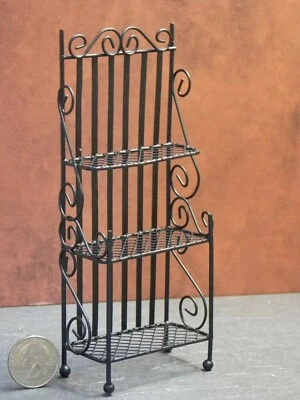 Dollhouse Miniature Metal Rack Shelf Reutter Porcelain 1:12 N226 Dollys Gallery