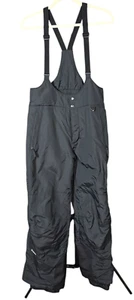 Columbia Snow Bib Black Women's Size Medium Adjustable Straps Zippered Pocket - Picture 1 of 10