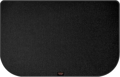 TOTIDYH Fireplace Hearth Rug, 42 X 24 Inches Fireproof Fireplace Mat, Silicone and Fiber