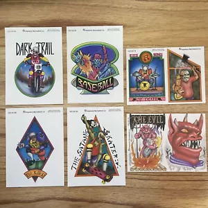 1990 pegatina vintage de béisbol patín fútbol motocross terror retro Argentina - Imagen 1 de 7