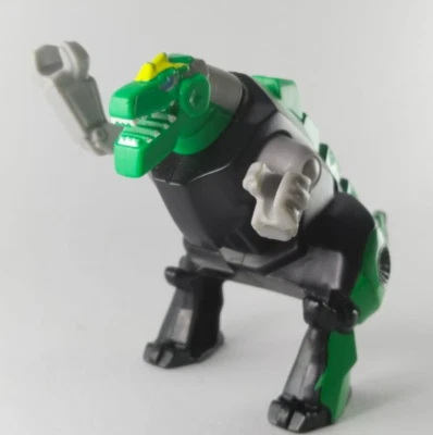 Transformers 7 Grimlock Figure Black & Green 2016 McDonalds Hasbro Dinosaur Dino - Image 1 of 4