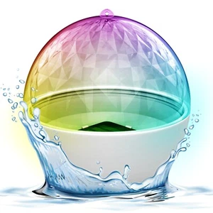 Pyle Solar Pool Floats Light 3 Color Changing Lights Auto Charges in Sunlight - Picture 1 of 6