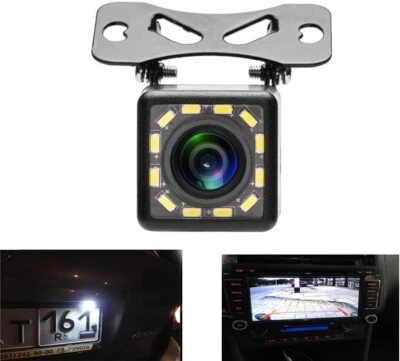 Cámara Marcha Atrás Universal 170° HD IP68 con 12 LED y Visión Nocturna - Imagen 1 de 4