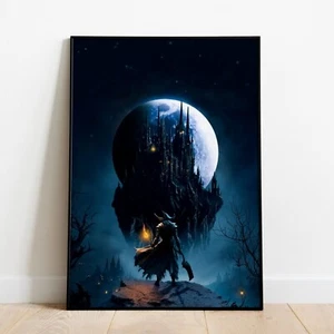 Video Game Poster, Medieval Fantasy, Gothic Game Print, Gift for Gamers. - Picture 1 of 22