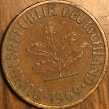 1969 GERMANY 10 PFENNIG COIN